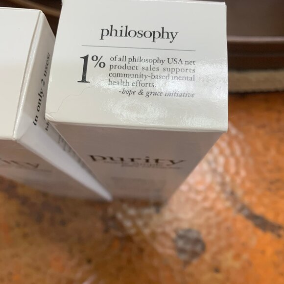 Philosophy Purity made Simple Exfoliating Clay Mask 2 boxes - Picture 2 of 4